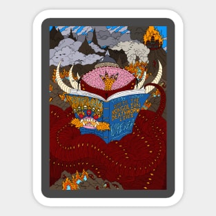 Mongolian Death Wyrm Sticker